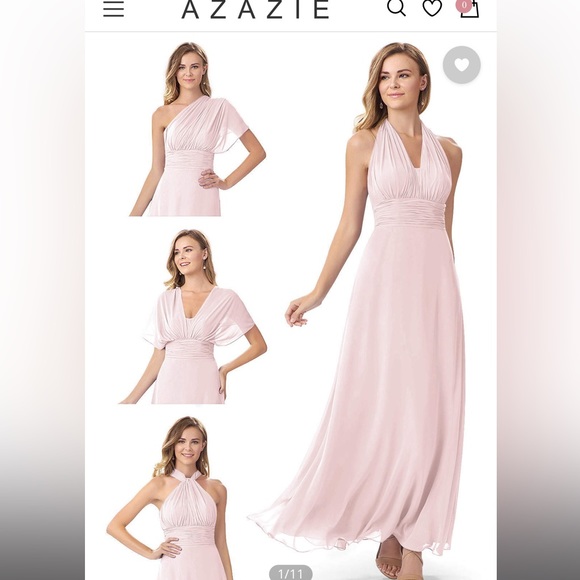 Azazie fifi multi wear style dress bridesmaid prom - Picture 9 of 9